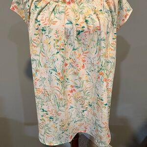 LC Lauren Conrad Multicolor Floral Top
